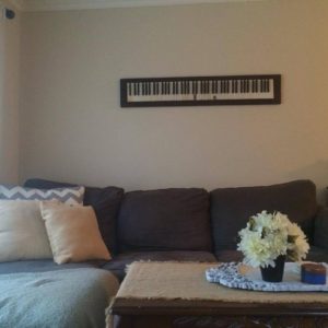 wall art piano