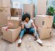 a woman thinking about what to do when moving dates do not align with closing dates