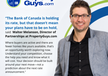 Walter Melanson, Director of Partnerships at PropertyGuys.com, discusses the Bank of Canada interest rate hold and what it could mean for Canadian home buyers and sellers.